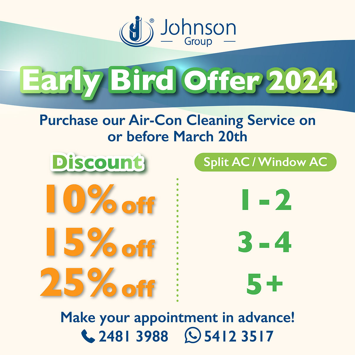 Johnson Group - Air Conditioner Cleaning & Sanitizing Service