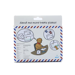 Woof² 香港空郵信件藏食毛絨寵物玩具