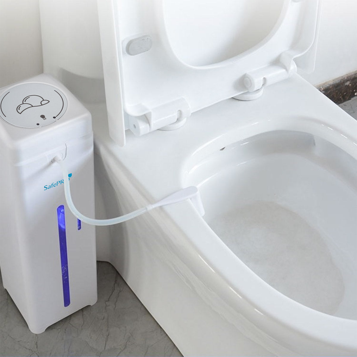 SafePRO® Toilet Splash Guard Foam Disinfectant Dispenser