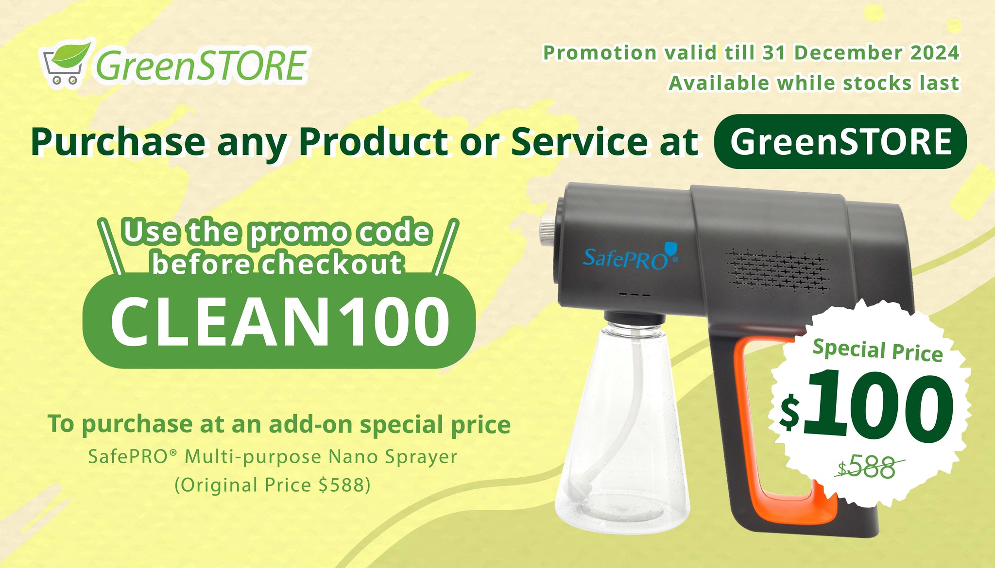 Amazing Add-on Offer: $100 for Your Home Cleaning and Disinfecting Essential!