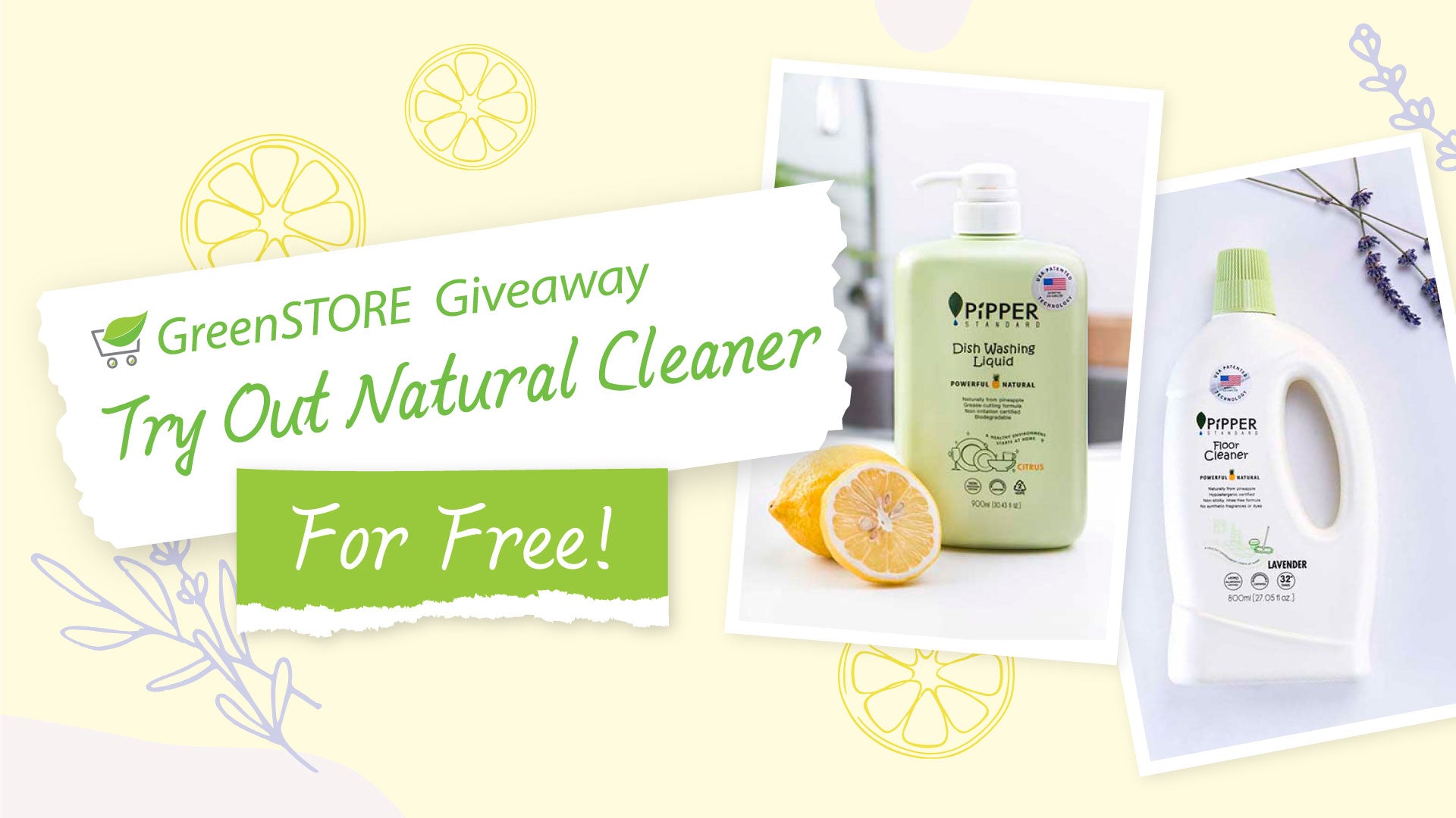 【GreenSTORE Giveaway】Try Out Natural Cleaner For Free!