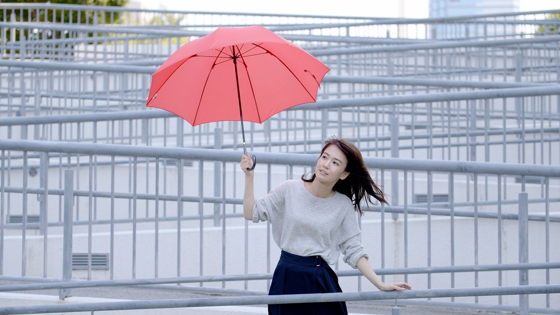 【For Rainy Weather】<br>Nifty Colors Japanese Lightweight Umbrella Series