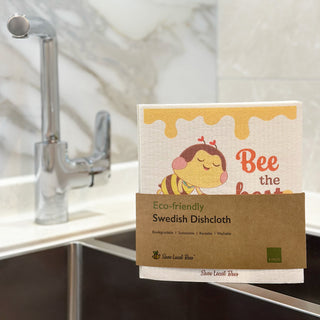 Save Local Bees Eco-friendly Swedish Dishcloth - Set of 4