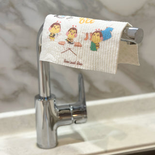 Save Local Bees Eco-friendly Swedish Dishcloth - Set of 4