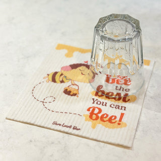 Save Local Bees Eco-friendly Swedish Dishcloth - Set of 4