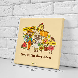 Save Local Bees Canvas - You're the Bee's Knees