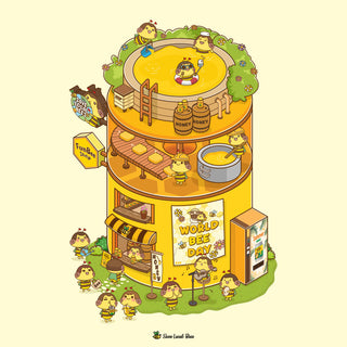 Save Local Bees 無框畫 - 蜂樓快活
