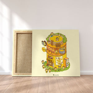Save Local Bees Canvas - FunBee Tower