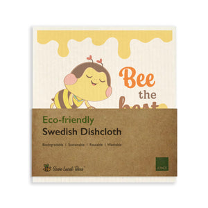 Save Local Bees 環保吸水木漿棉抹布－四片裝