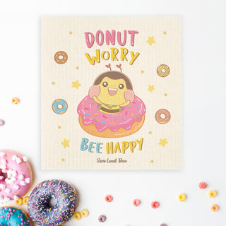 Save Local Bees Eco-friendly Swedish Dishcloth - Set of 4