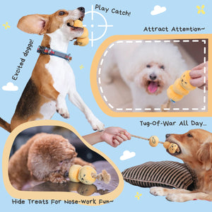 Woof² Curry Fishball Pet Toy
