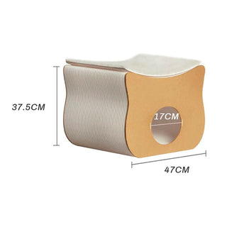 ihpaper Foldable Cute Paper Cat House