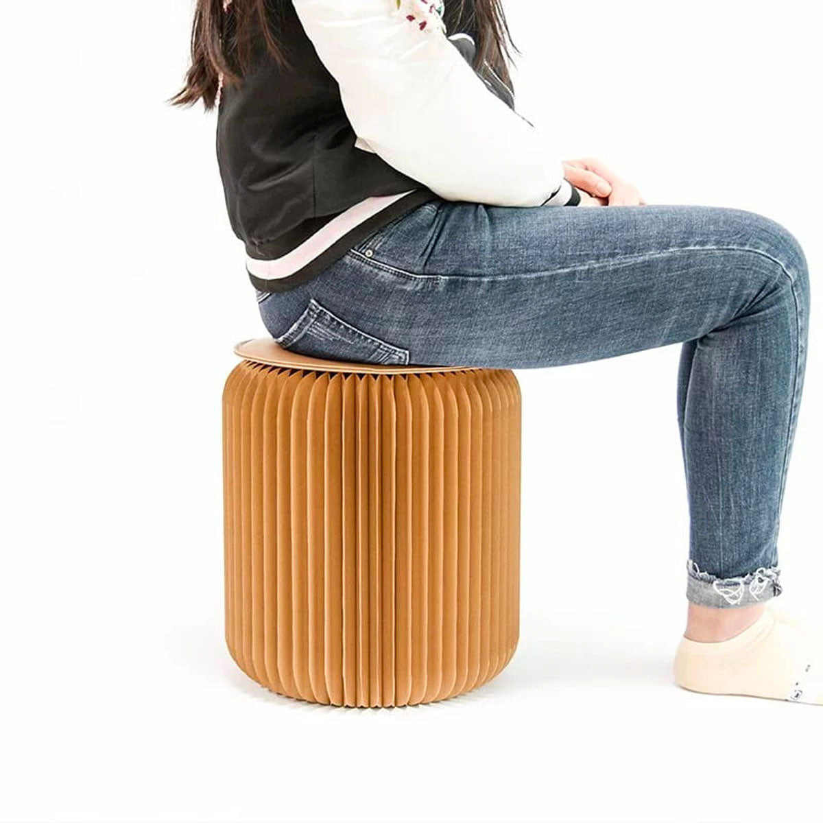 ihpaper Foldable Round Paper Stool