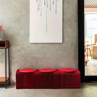 ihpaper Foldable 3 Seats Paper Bench