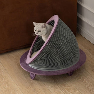 ihpaper Foldable Time Machine Paper Cat House