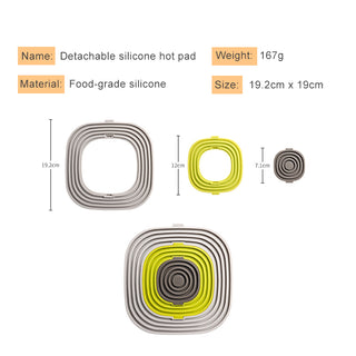 3 in 1 Detachable Silicone Pot Holder