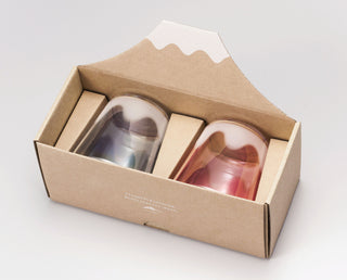 Aderia 石塚硝子 FUJI UTSUSHI 富士山玻璃杯禮盒裝