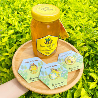 Save Local Bees Enamel Pin - Life is Sweet Collection