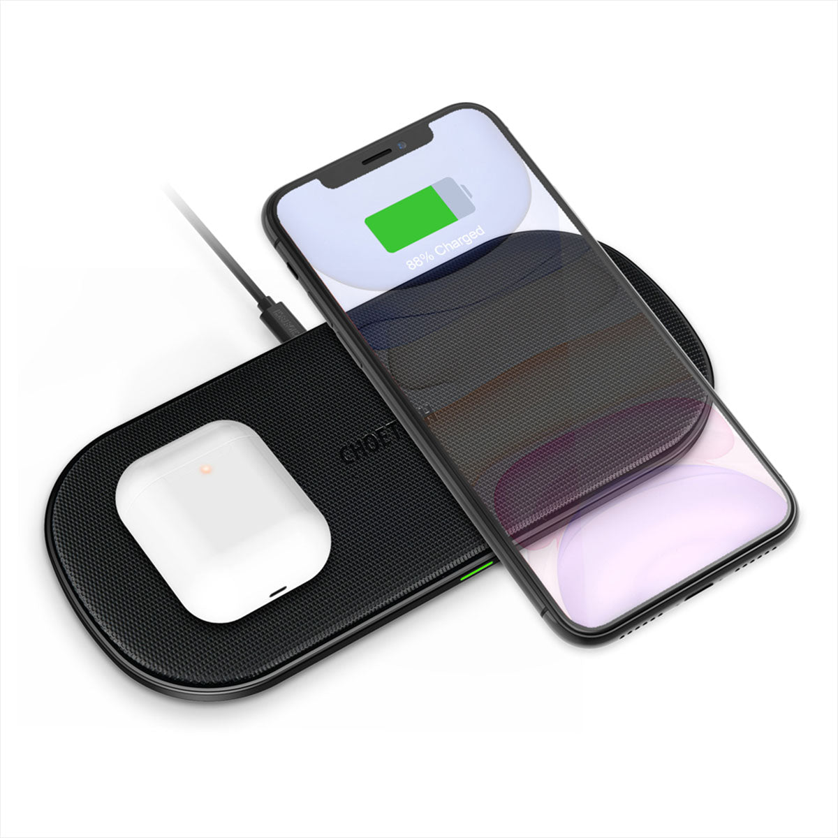 Choetech 5-coil Dual Fast Wireless Charger T535-S