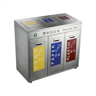 EK-M833 Stainless Steel Recycling Bin 不鏽鋼環保回收桶