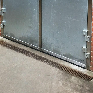 Raxit® Door Seal + Stainless-Steel Shielding Strip