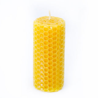 Save Local Bees Beeswax Candle - Middle Roll