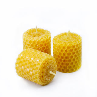 Save Local Bees Beeswax Candle - Small Roll (Set of 3)