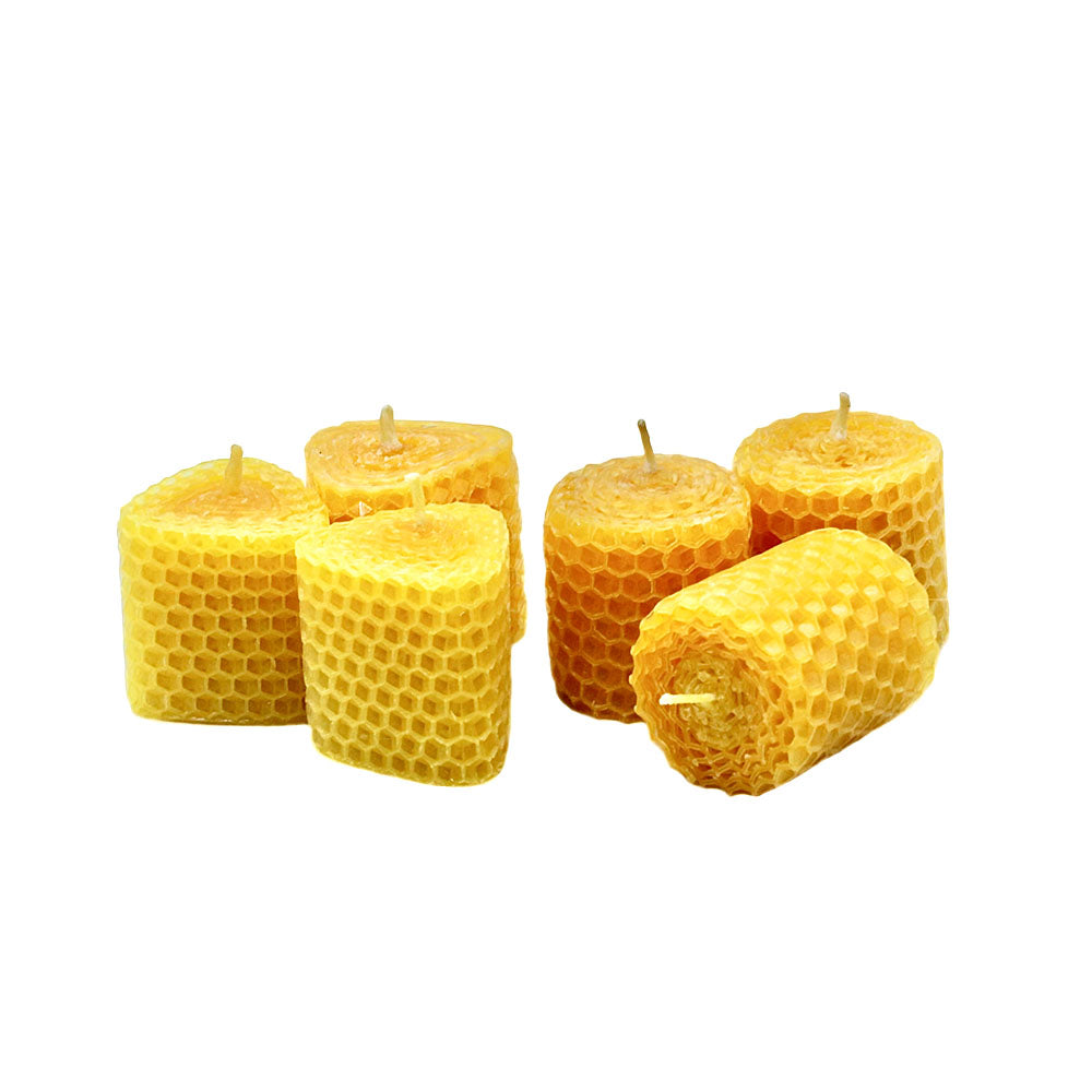 Save Local Bees Beeswax Candle - Small Roll (Set of 3)