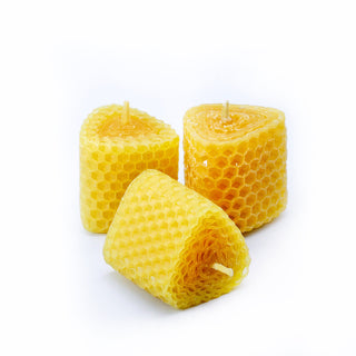 Save Local Bees Beeswax Candle - Small Roll (Set of 3)