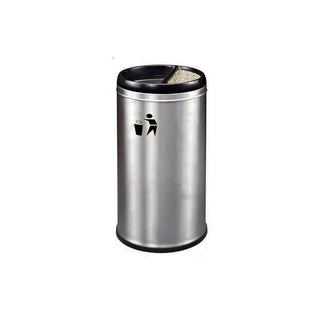 Stainless Steel Rubbish Bin (With Ashtray) 不鏽鋼垃圾桶
